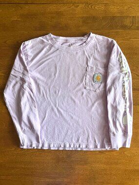 Carhartt lavender pocket tee S 8 *Free in bundle*